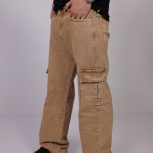 PERIES EAGLE Men’s Jeans Pant, Brown