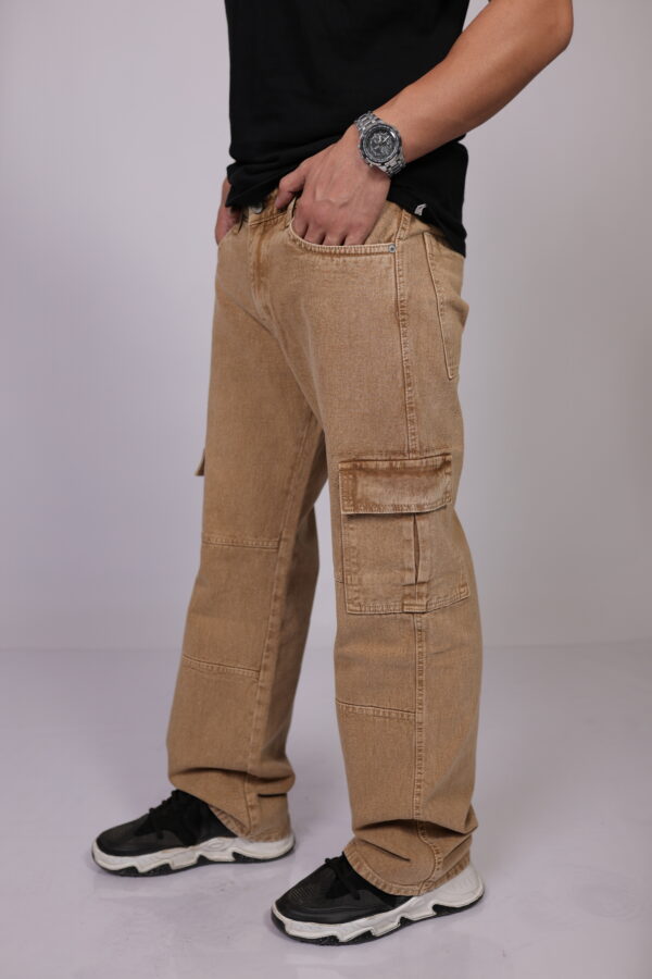 PERIES EAGLE Men’s Jeans Pant, Brown