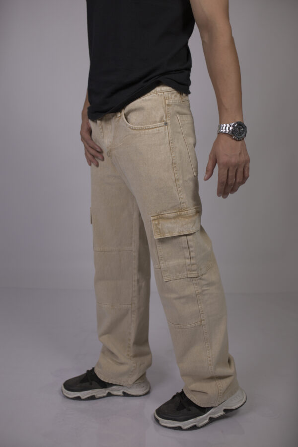 PERIES EAGLE Men’s Jeans Pant, Light Brown