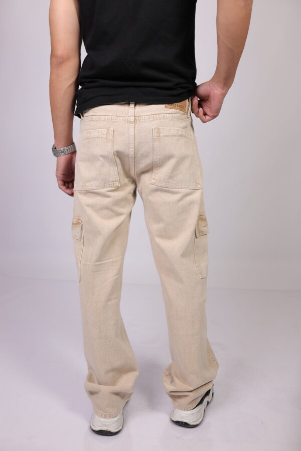 PERIES EAGLE Men’s Jeans Pant, Light Brown - Image 7
