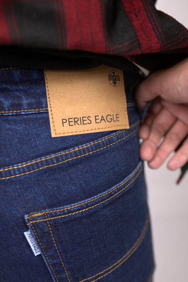 PERIES EAGLE Men’s Jeans Pant, Blue 3 - Image 4
